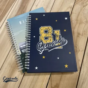 Carnet A5 à spirales sur mesure made in Europe