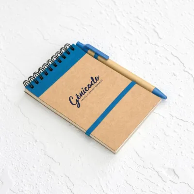 Carnet personnalisé à spirale A6 100% recyclé 70 pages