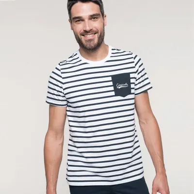 Marinière pour homme avec poche