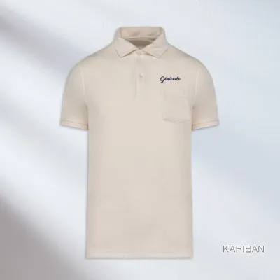 Polo en éponge coton bio homme