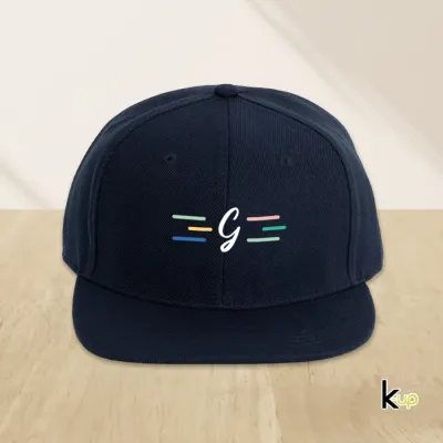 Snapback 6 pans publicitaire en polyester