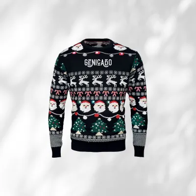 Pull moche de Noël avec LED