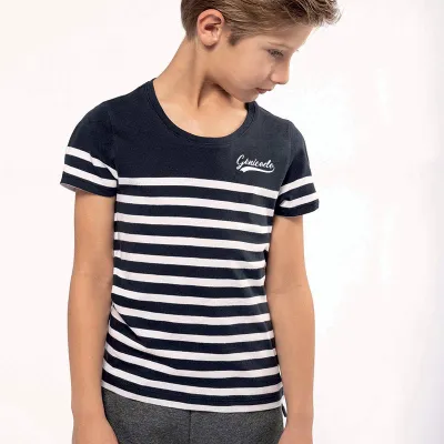 Marinière pour enfant 100% coton bio