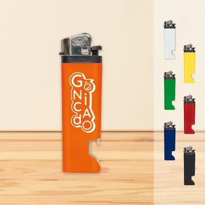 Briquet décapsuleur avec sécurité enfants