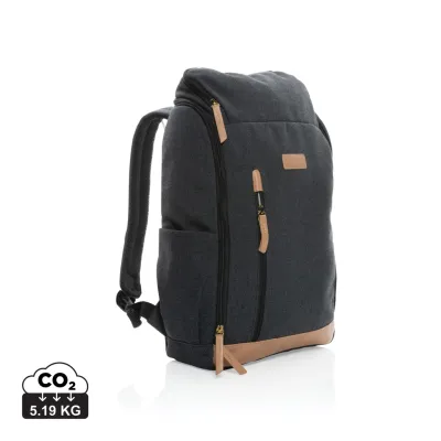 Sac à dos ordinateur en toile recyclée
