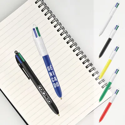Stylo 4 couleurs BIC® 100% emblématique
