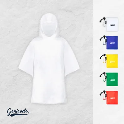 Poncho enfant avec étui en RPET et mousqueton