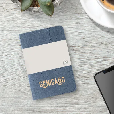 Carnet A6 personnalisable en coques de café recyclées