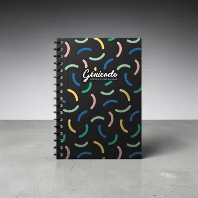 Carnet à spirales personnalisé made in France à couverture rigide