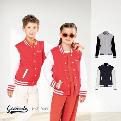 Blouson molleton teddy enfant personnalisé