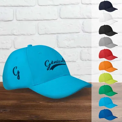 Casquette 6 pans type baseball