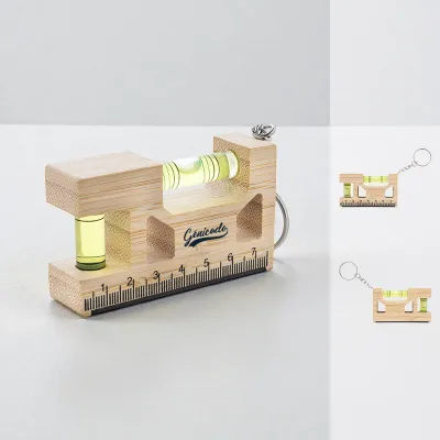 Porte-clés multifonction en bambou
