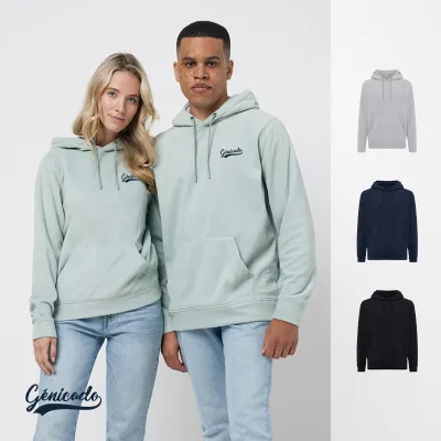 Polaire à capuche en polyester recyclé