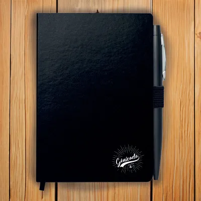 Carnet format A6 publicitaire avec stylo
