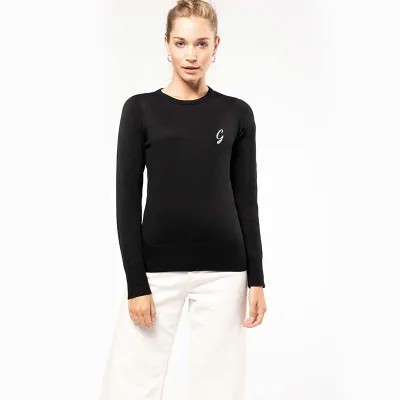 Pull col rond pour femme