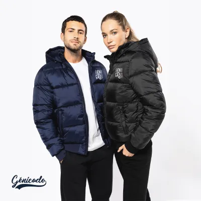 Veste unisexe ripstop recyclée à capuche