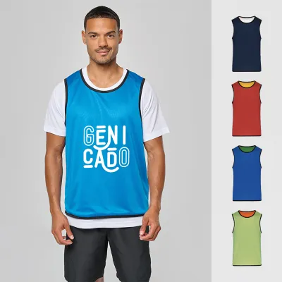 Chasuble de rugby réversible unisexe