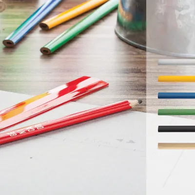 Crayon de charpentier publicitaire