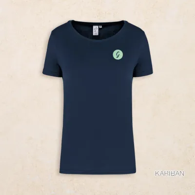 T-shirt coton BIO 170g/m² fabriqué en France femme