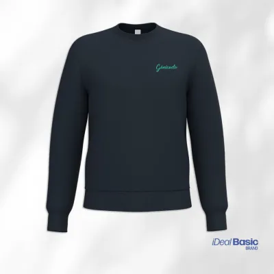 Sweat-shirt col rond polycoton unisexe