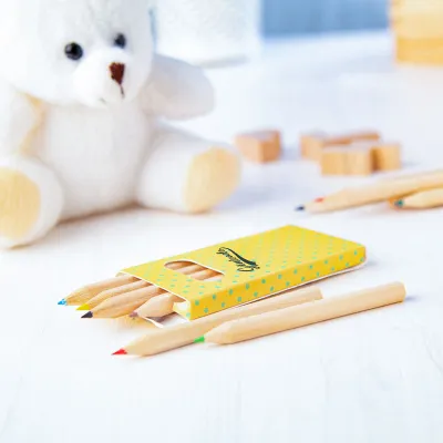 Set de 6 crayons en bois