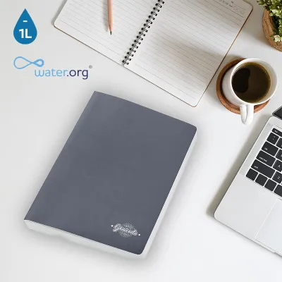 Carnet de notes publicitaire A5 personnalisé en poudre minérale