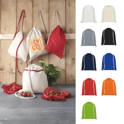 Sac à dos en coton 140 g/m²