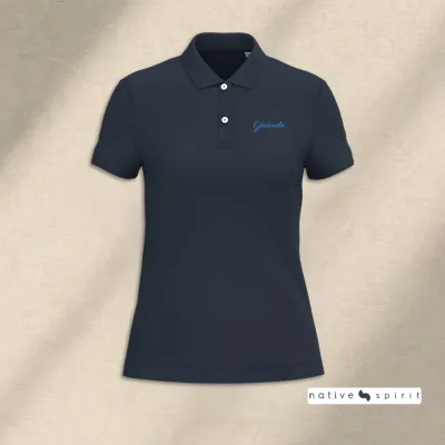 Polo femme ultra doux en coton peigné 220g