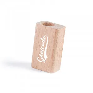 Taille-crayon publicitaire en bois