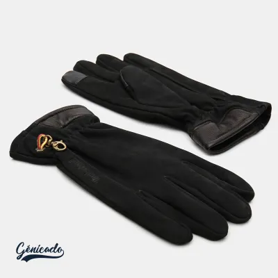 Gants en cuir nubuck tactiles