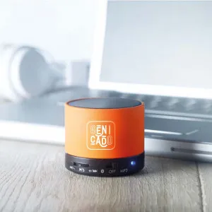 Enceinte haut-parleur bluetooth en finition caoutchoutée
