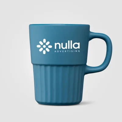 Mug céramique avec relief cannelé 445 ml