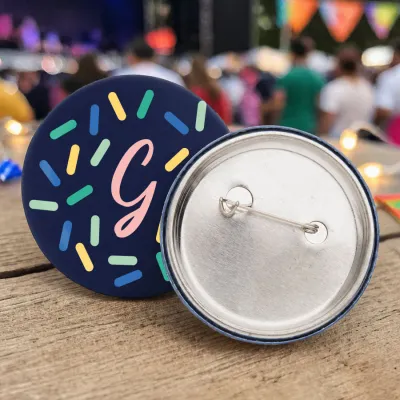 Mini badge rond