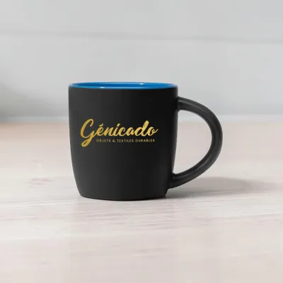 Tasse céramique intérieur noir couleur 355 ml