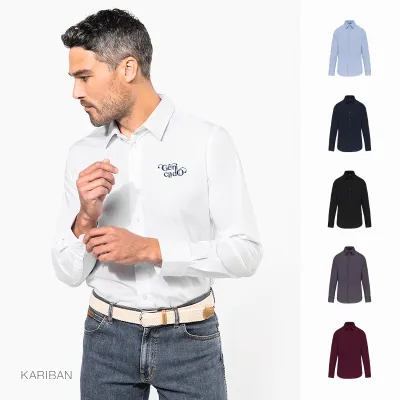 Chemise pas chère manches longues homme