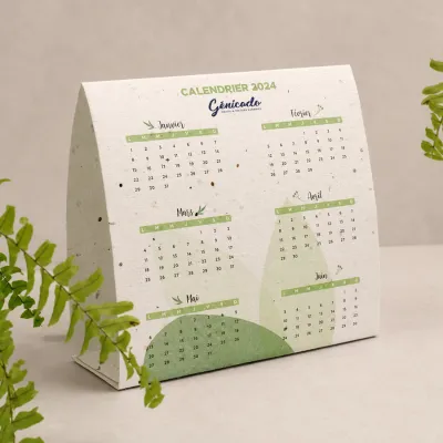 Chevalet papier graines