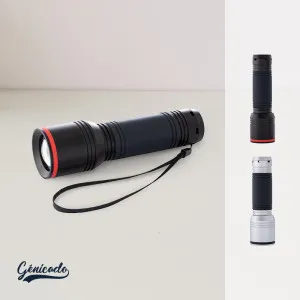 Lampe torche rechargeable avec bague et manchon