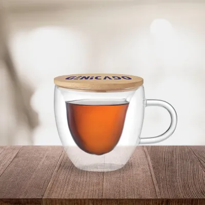 Tasse borosilicaté à double paroi 180ml