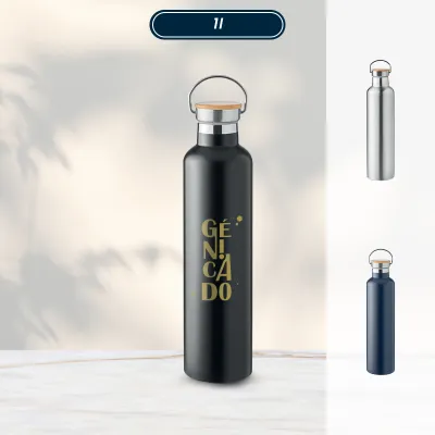 Bouteille isotherme double paroi 1L