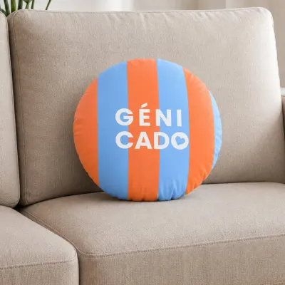 Coussin rond sur mesure