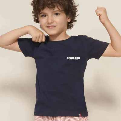 T-shirt enfant made in France col rond publicitaire