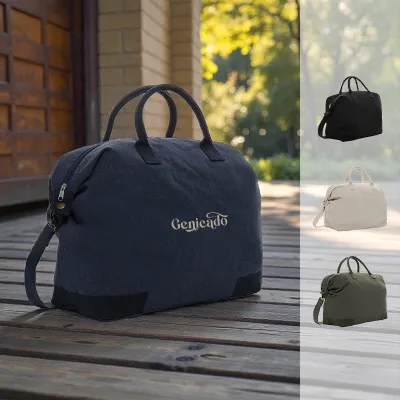Sac week-end en toile recyclée 500 g/m²