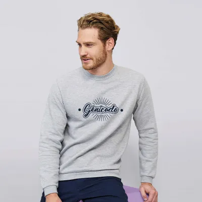 Sweat personnalisé col rond en molleton
