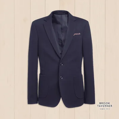 Veste de costume en jersey pour homme