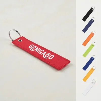Porte-clé flamme en polyester