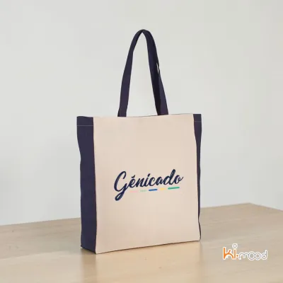 Sac cabas bicolore