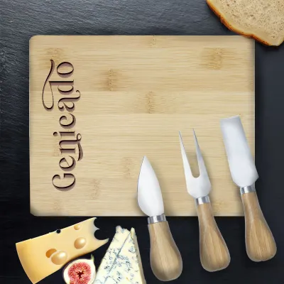 Plateau à fromage et ustensiles