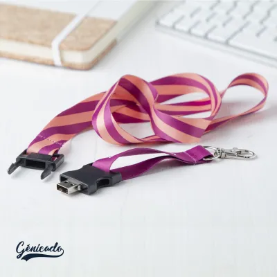 Clé USB 8 Go avec tour de cou