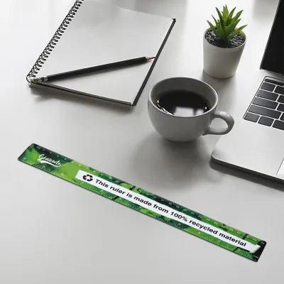 Règle 30 cm en plastique recyclé
