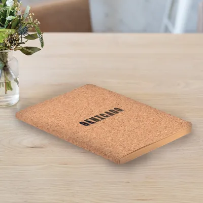 Carnet personnalisé A5 couverture en liège naturel